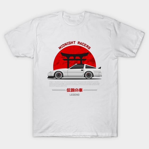 Tuner White 300ZX Z31 JDM T-Shirt by GoldenTuners